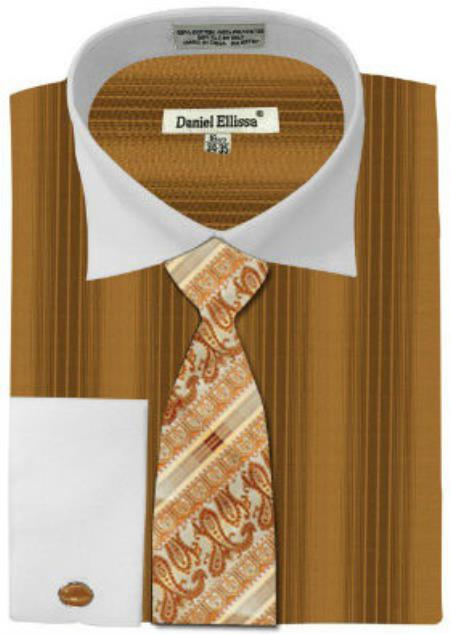 boys gold dress shirt