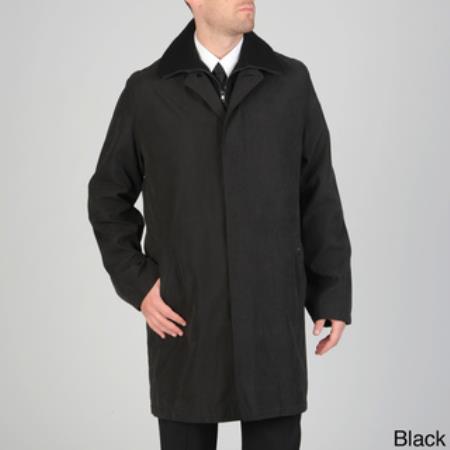 Rudy' Microfiber Raincoat Dark color black