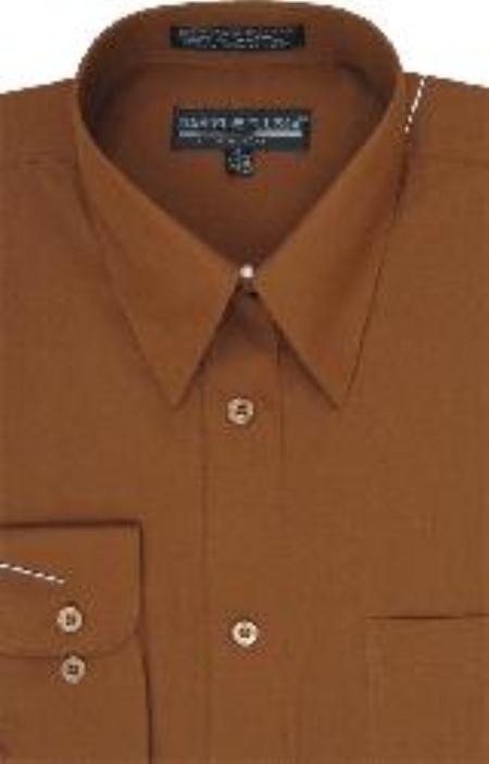 cognac color shirt