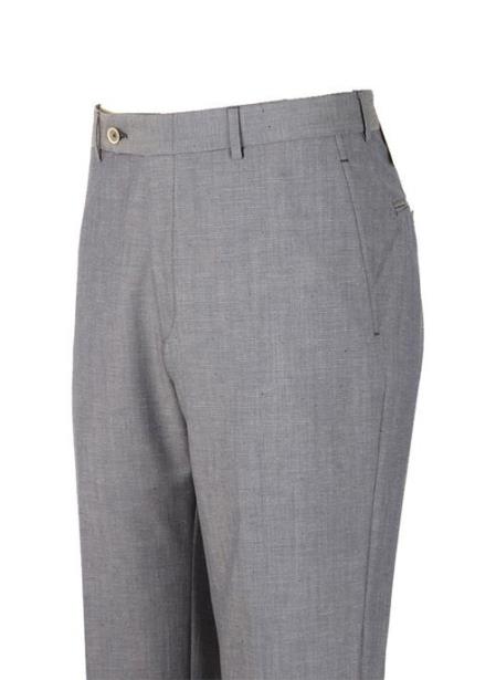 USA Made Gray Super Wool Hardwick Clothing Dress Pants