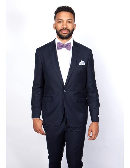 mens suit tapered leg