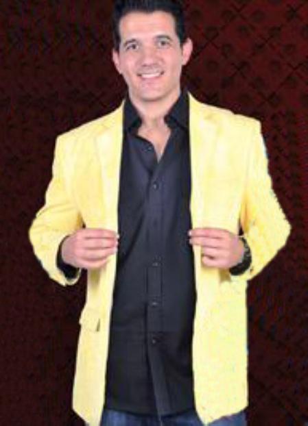 mens yellow sports coat