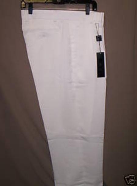 mens white pleated dress pants