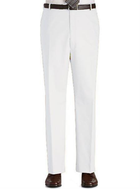 mens white slacks