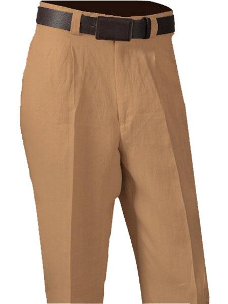 single pleated pants