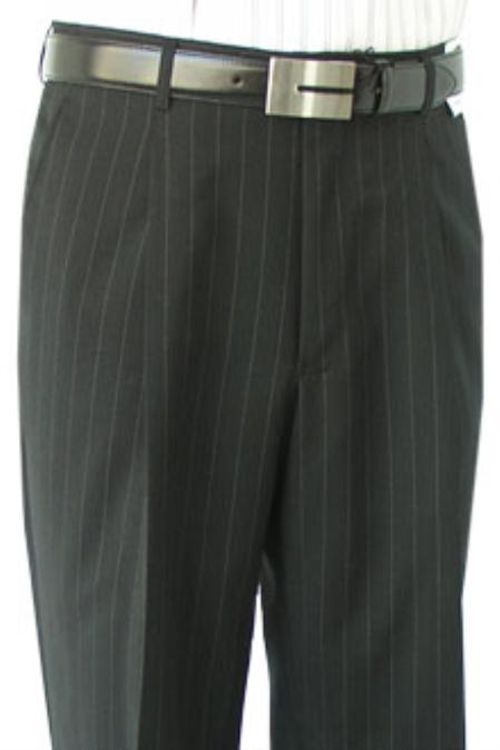 black striped dress pants