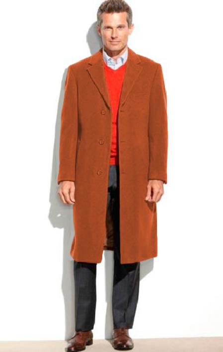 rust wool coat