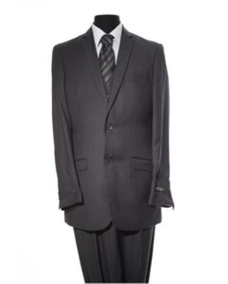 Men's 2 Button 2 Piece Black Color Suit | Men's Two Button S