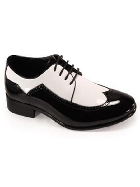 Two toned Bold Black and White Wingtip 