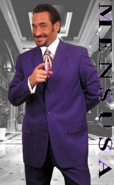 dark purple suit