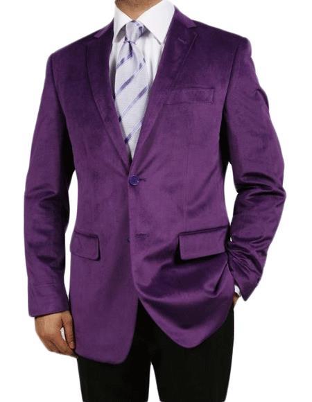 velvet purple coat