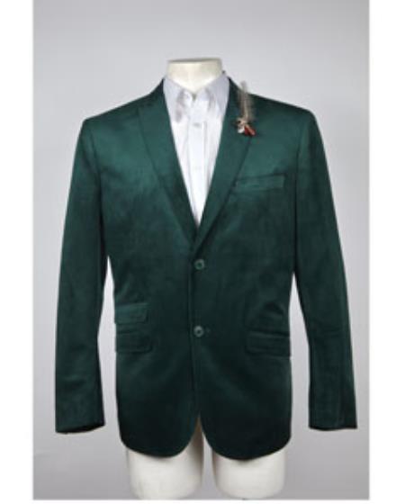 green velvet sport coat