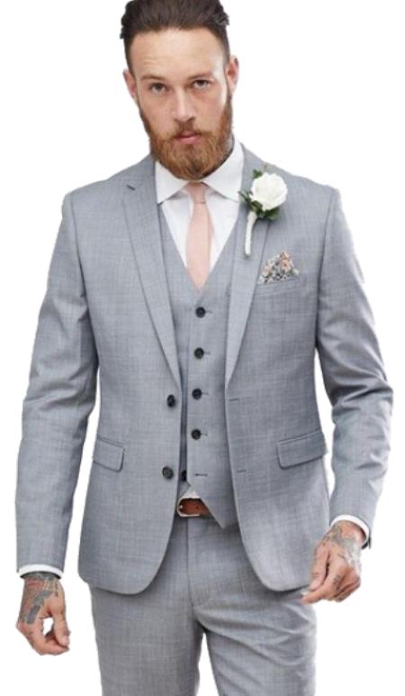 mens grey wedding tuxedos