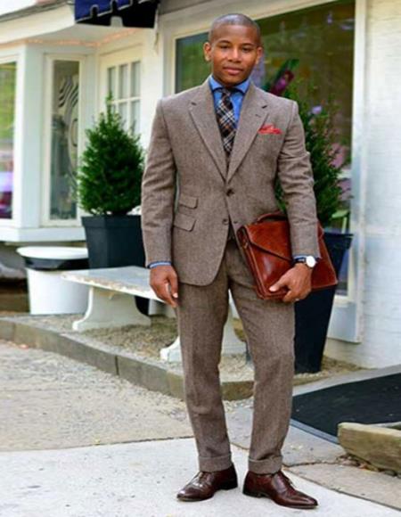 old fashioned suit