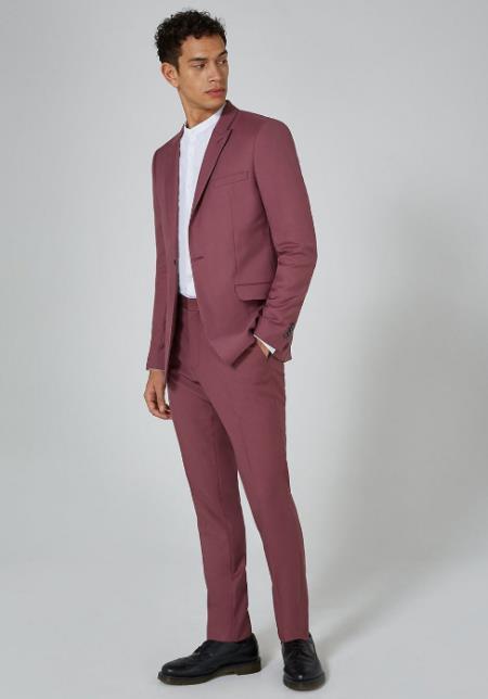 mauve suit mens