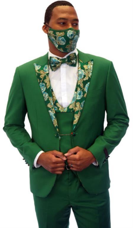 emerald green homecoming suit