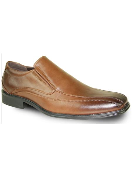 Mens Groomsmen Shoe - Cognac Dress Shoe