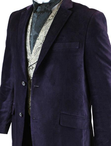 Plum Velvet Smoking Jacket, Purple Pastel Sport coat