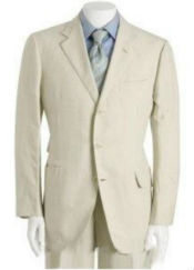 Highest crafted professionally OFF White Light Weight Soft Wool fabric Suit