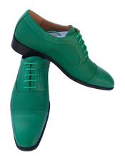 dark green dress shoes