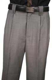 Greenish gray Taupe Wide Leg Dress Pants