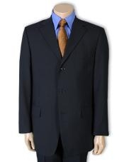 Dark navy blue colored Pure Man Made Fiber Rayon Suit