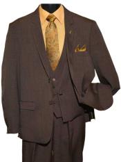 Mens Falcone Suit, 3 Piece Designer Suit, Single Breasted Suit