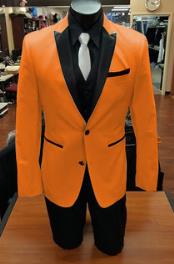 Orange Prom Suits & Prom Tuxedos