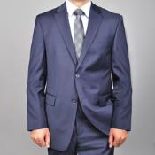 Light Weight High crafted professionally navy blue Pinstripe
