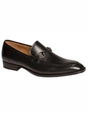  Calfskin Leather Black Moc