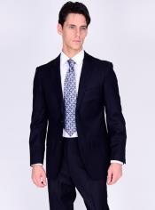  Suit Brand Men’s Suit-Navy-