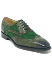 Green dress shoes Sale – Buy Cognac leather zipper shoe