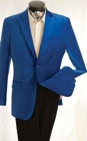 Blue Velvet Blazer